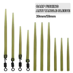 Carp Fishing Accessories Anti tangle Sleeve Baiting Needle Rig Ring QC swivel Hair Stop Line Aligner Lead Clip For Carp Rig