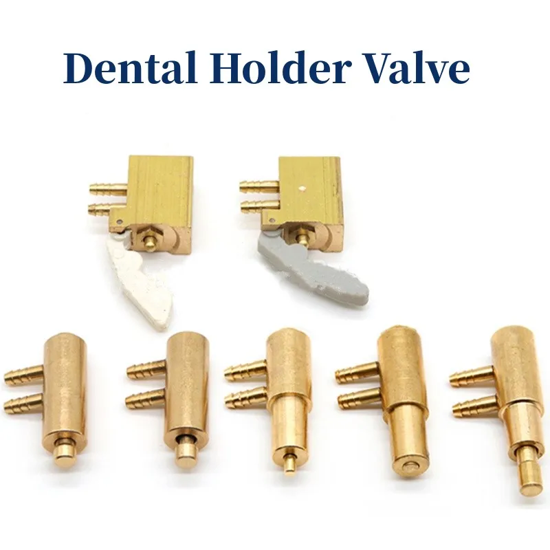 6Pcs Dental Holder Valve Normal Open/closed Dental Valve Handpiece Hanger Opens