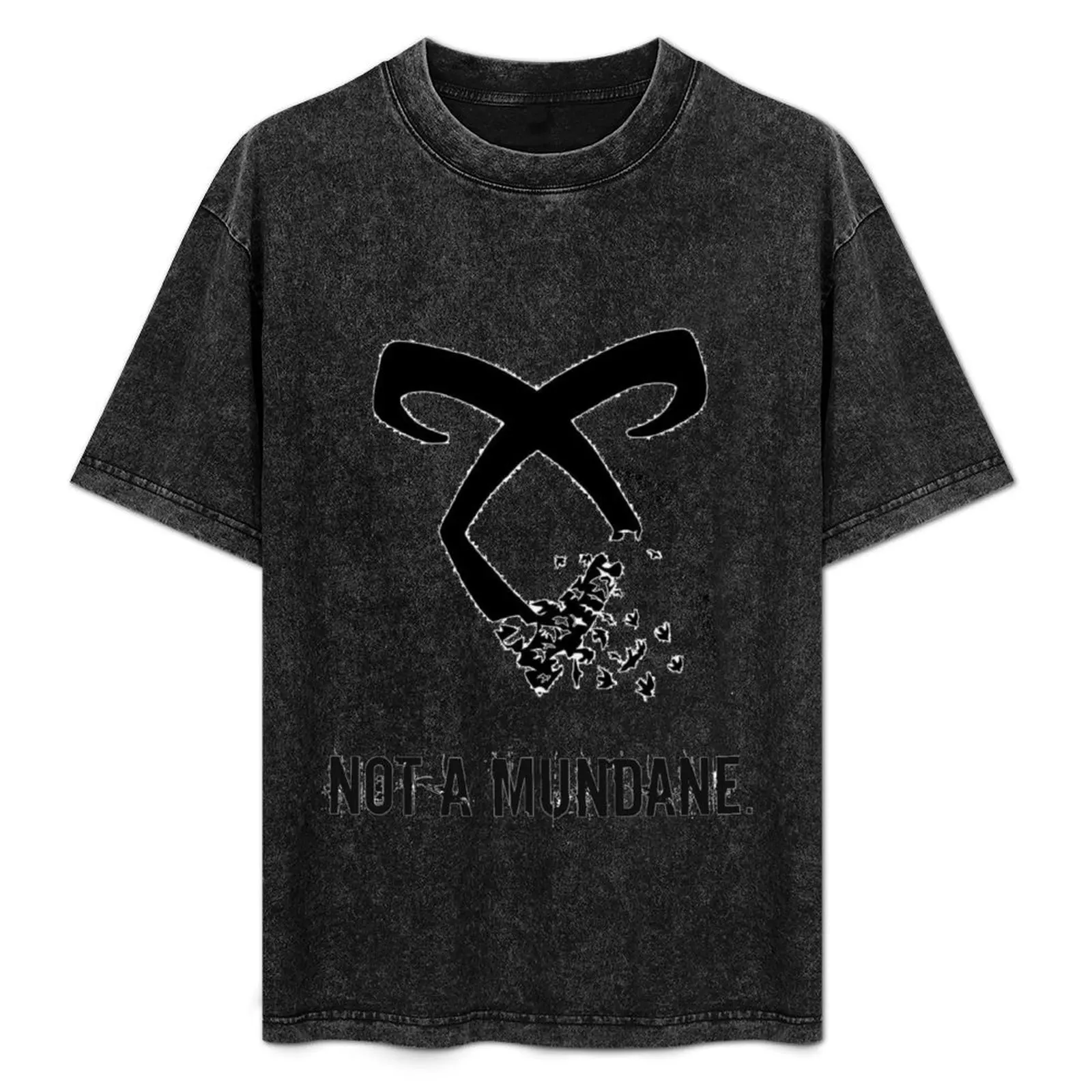 Shadowhunter. T-Shirt plus size clothes blue archive oversizeds mens graphic t-shirts