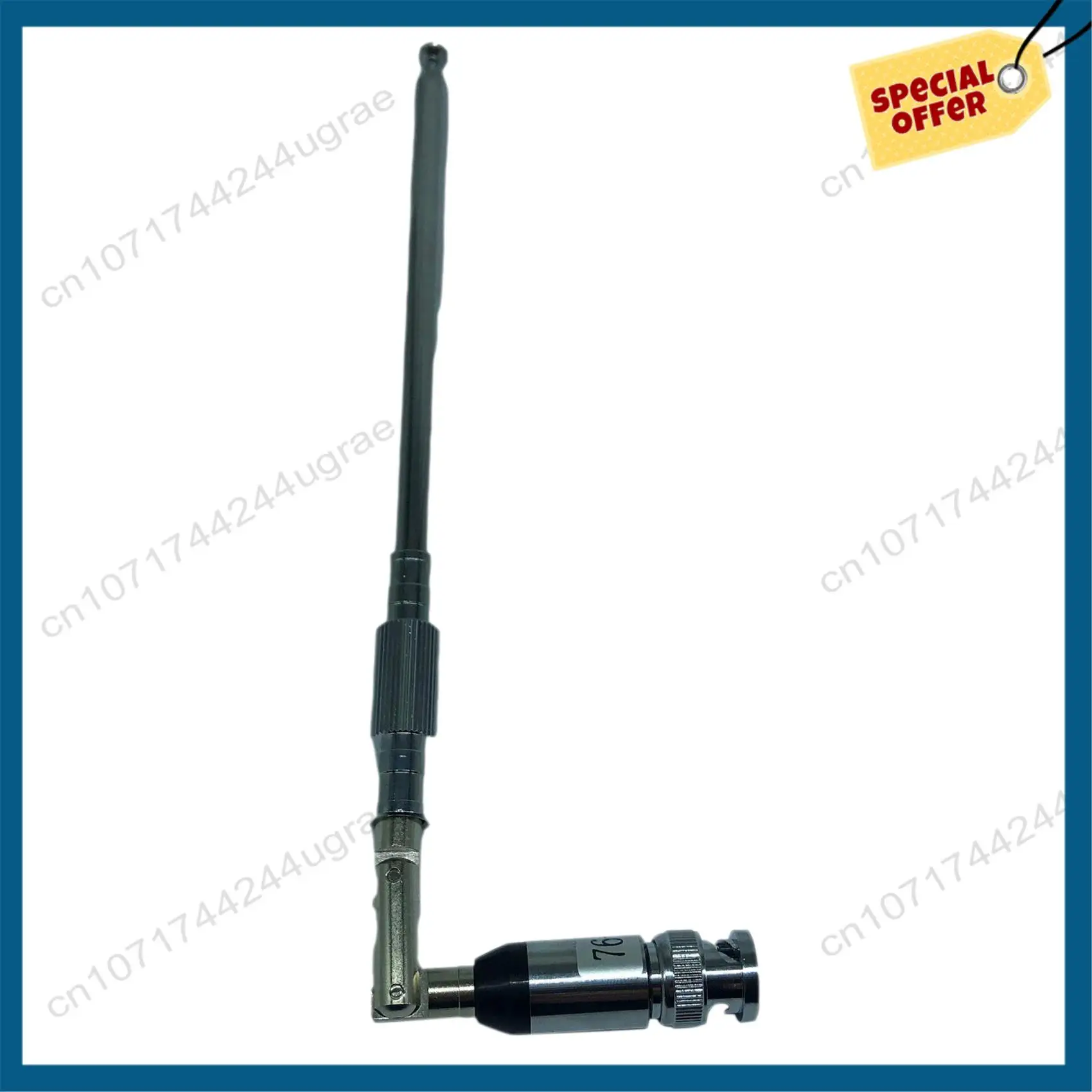 -A15I FM Telescopic Antenna, Radio Replacement Antenna BNC Antenna 76-108Mhz Connector For TV AM FM Radio Stereo Receiver