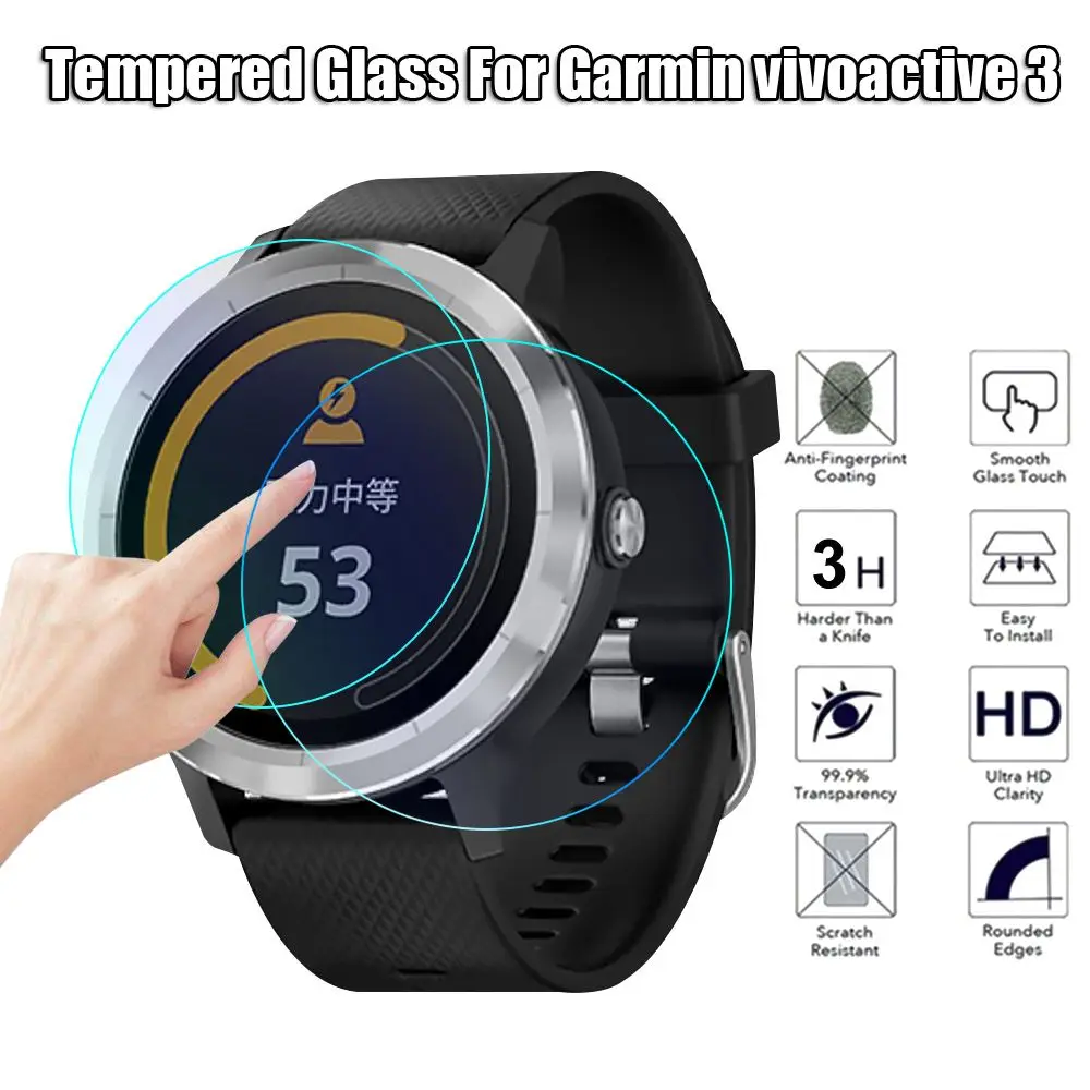 Защитные-пленки-премиум-класса-smart-watch-9h-hd-для-garmin-vivoactive-3-защитные-пленки-из-закаленного-стекла