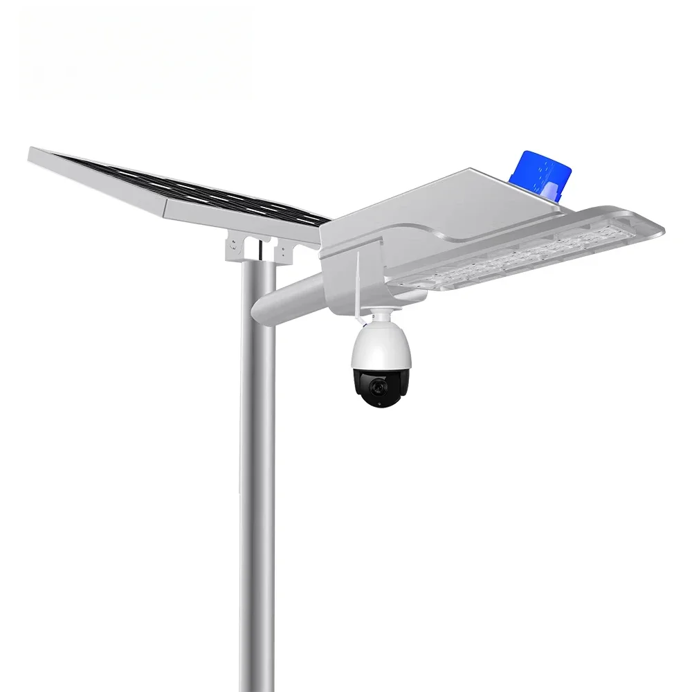 

HiShine Group Separated Solar Energy Street Light 100W Outdoor IP67 Smart Solar Lamp Split Solar Street Light With CCTV Camera