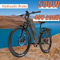 Ebike LANKELEISI MX600 500W Powerful Motor 48v20ah battery Electric Bicycle Speed Mountain shock absorption Electric bike