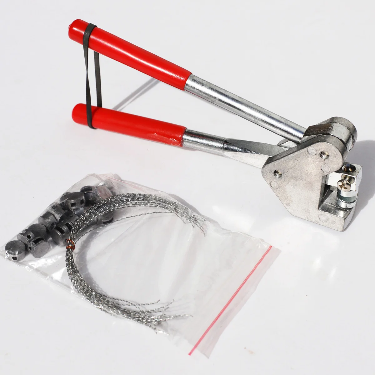 

Комплект плоскогубцев для свинцового уплотнения, сверхмощный портативный стальной пластиковый инструмент для уплотнения для универсальных счетчиков, логистика багажа, Рождественский подарок