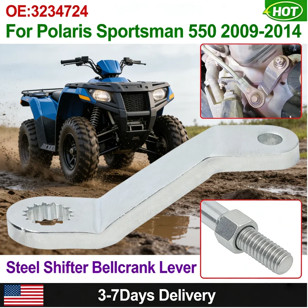 

3234724 Steel Reverse Gear Shifter Bellcrank Lever 304 Stainless Steel Fit Polaris Sportsman 550 2009-2014 Corrosion Resistant