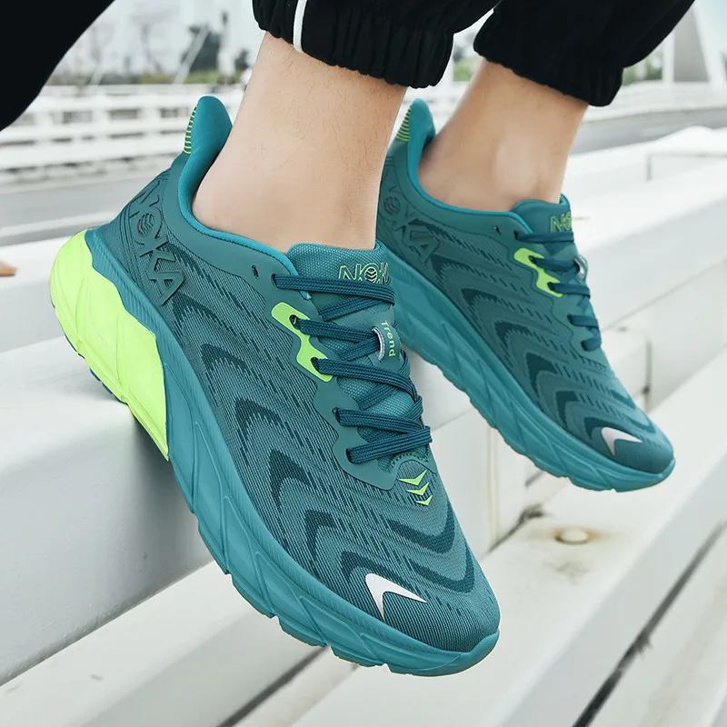 

2025 Men's Running Shoes Lightweight Breathable Comfortable Cushioned Sneakers for Walking Gym Casual Wear Athletic Shoes