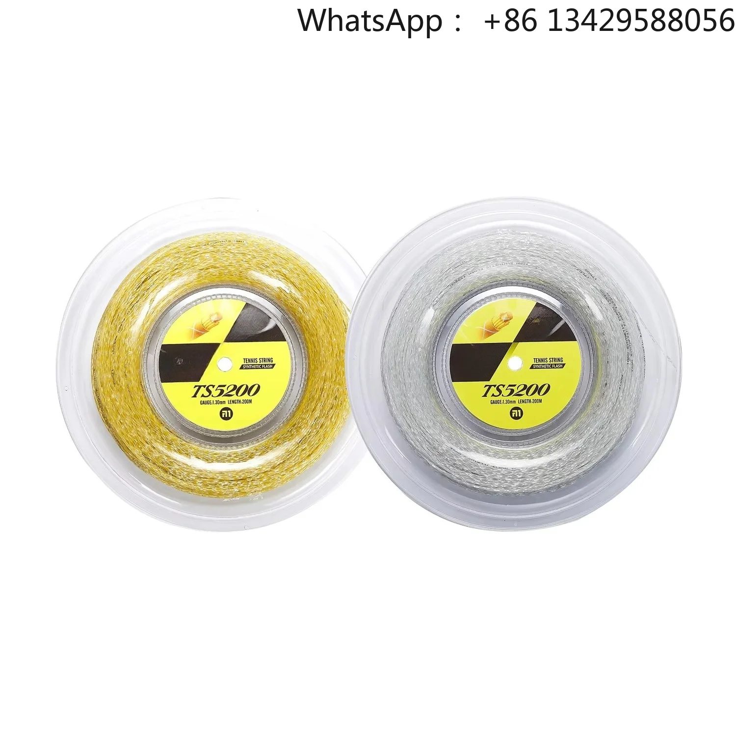 Durable High-elastic TAAN TT5200 Tennis Racket String 200m Length 1.30mm Gauge Polyester Nylon Racquat String
