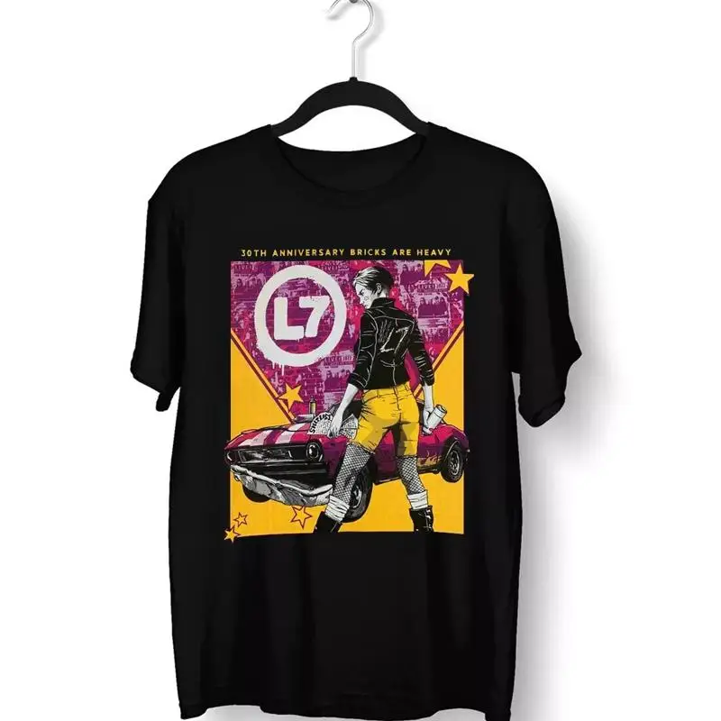 30 Years Anniversary L7 Band  T shirt  Black S 2345XL