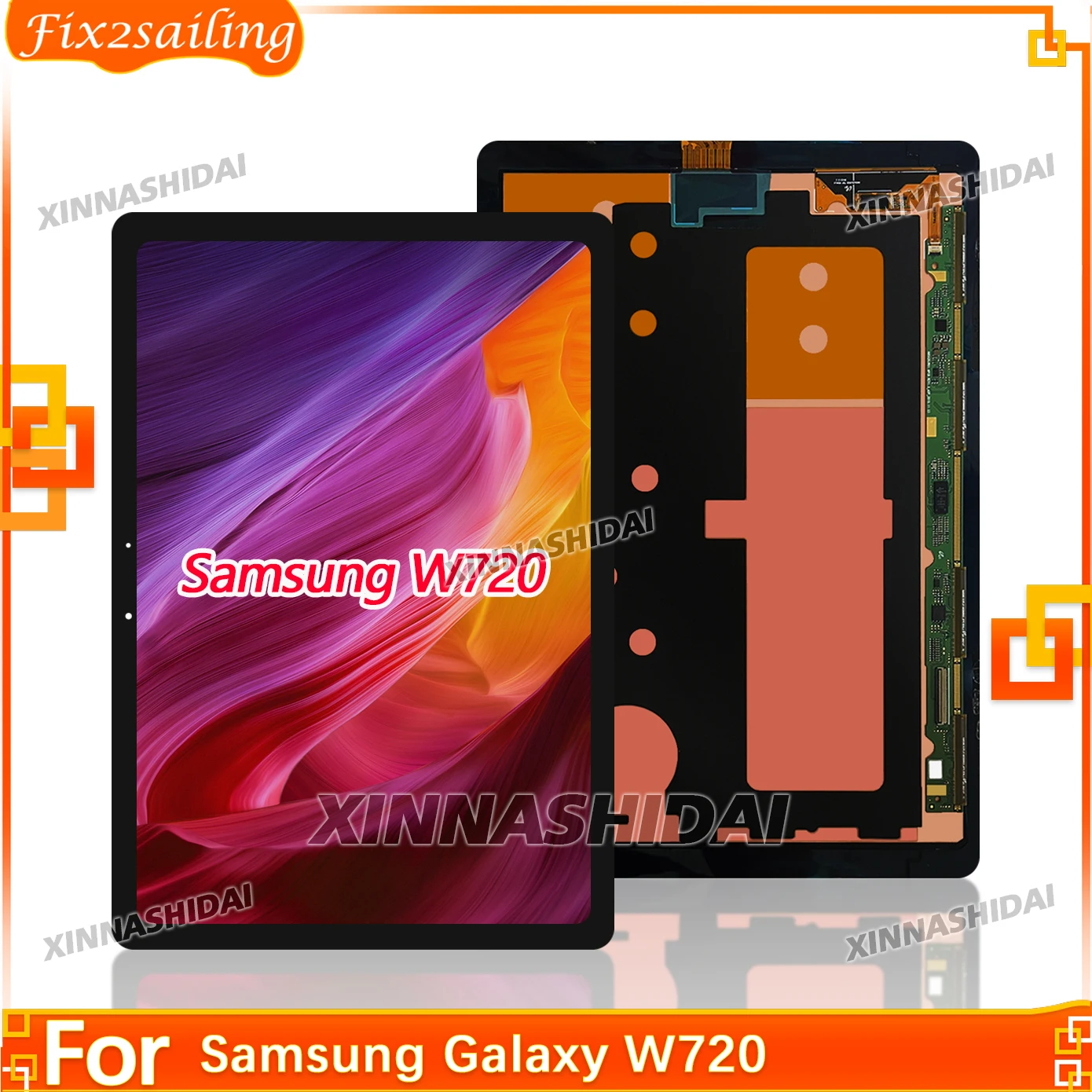 

For Samsung Galaxy Tab W720 LCD Display Touch Panel Screen Glass Digitizer Assembly Replacement For Samsung W720