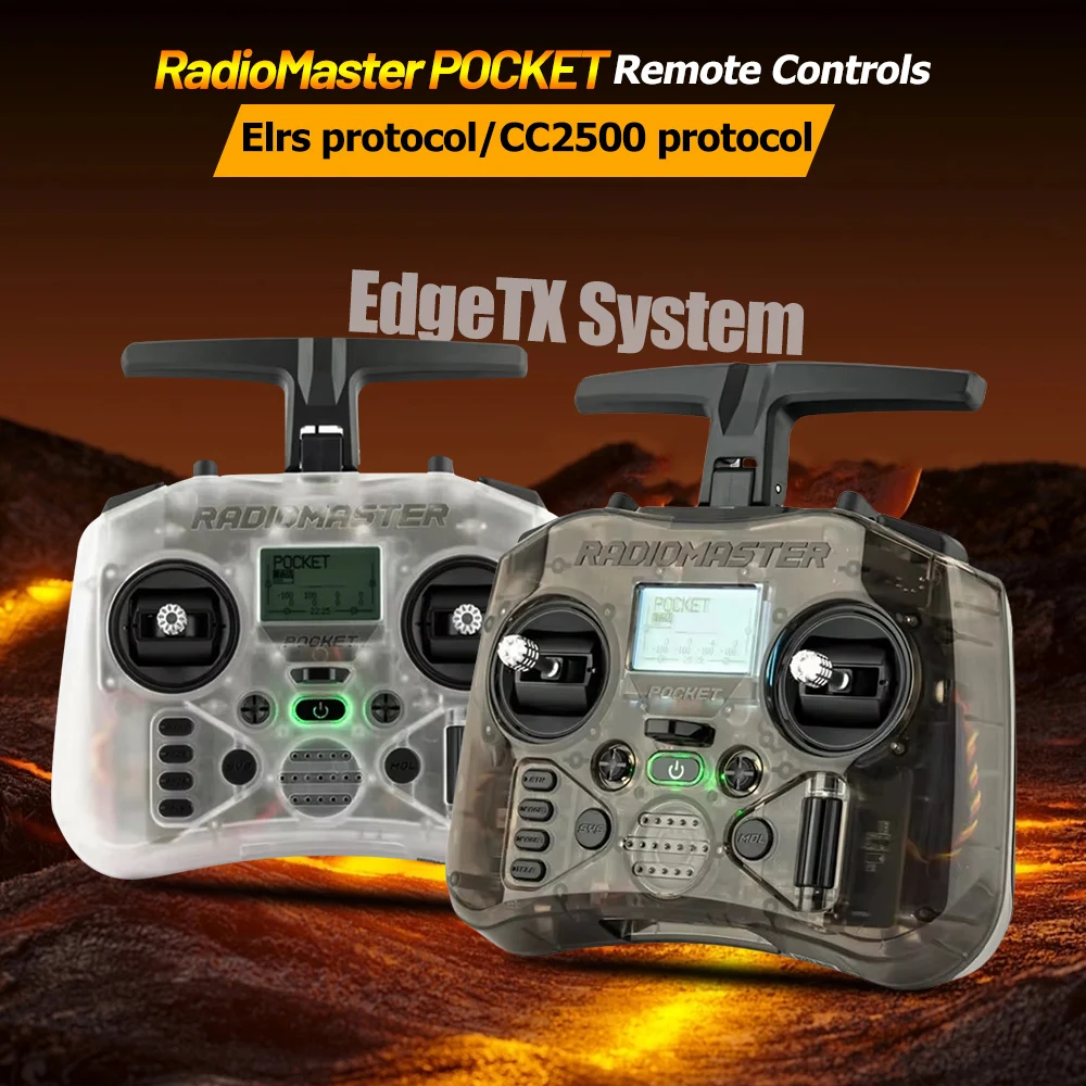 Radiomaster Pocket Gimbal Transmitter Remote Control FCC Version M2 with Ranger 4in1 Module Portable for FPV Racing Drone