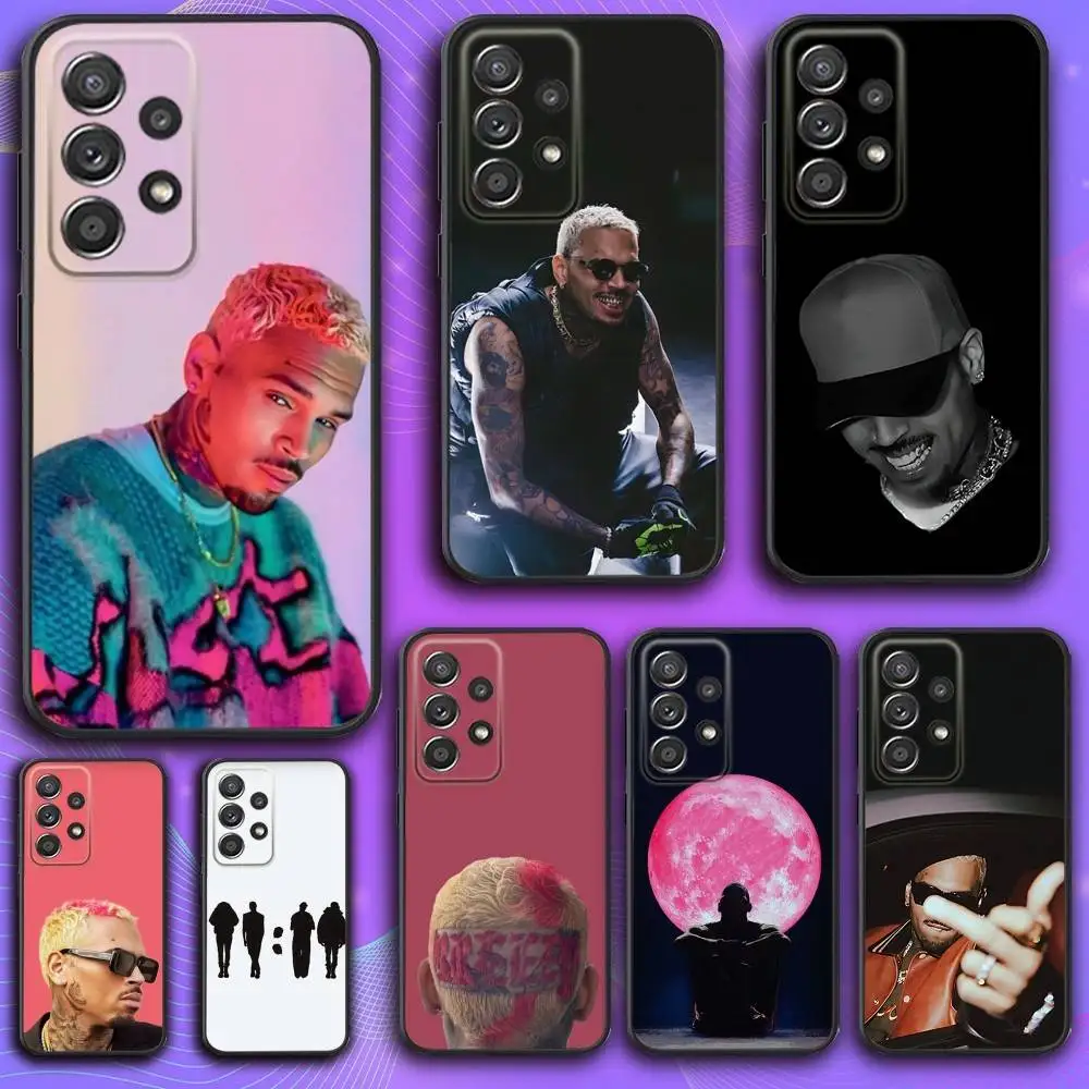 

C-Chris Hmmm Brown Phone Case For Samsung S 25,24,23,22,30,21,10,9,Ultra,Plus,Lite,FE,4,5 G Soft Black Case
