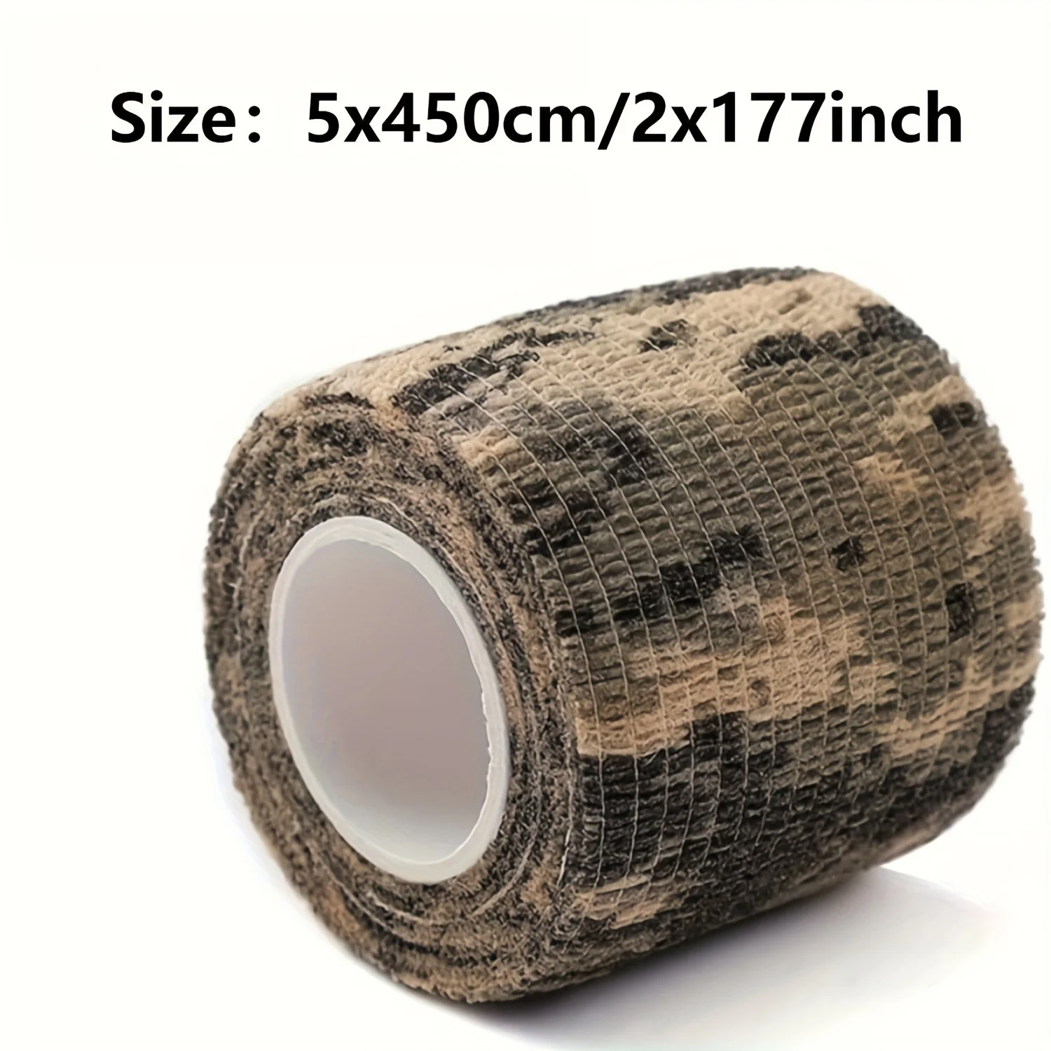12 Pack Camouflage Self Adhesive Non Woven Tape for Camping Hiking Sports Multi Functional Durable Turmeric Color Gear