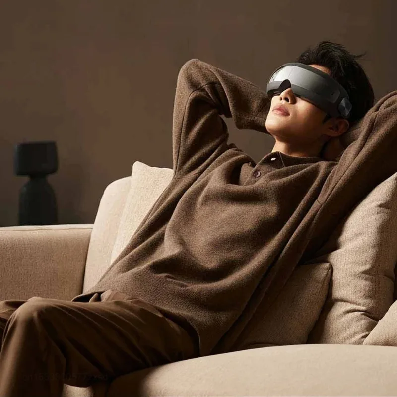 Xiaomi Mijia Pemijat Mata Pintar Kompres Panas Zona Pemanas Pijat Visual Kacamata Pijat Lipat Kesehatan Mata dengan Aplikasi Mi Home