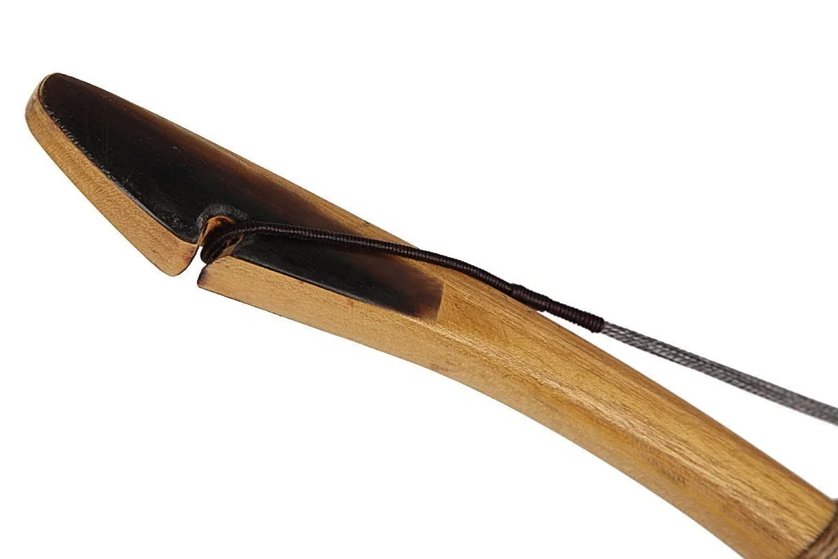 Recurve 70-110 Lbs Heavy Hungarian Fiberglass Bow With OX-horn Bow Tip Handmade Traditional Bow For Hunting