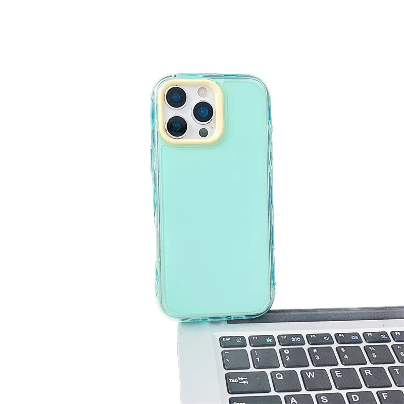 Тканевый чехол для телефона Labu для Apple 16, чехол для телефона с рябью, желе, iPhone 15 pro max, полная упаковка 14/13/12 с защитой от падения