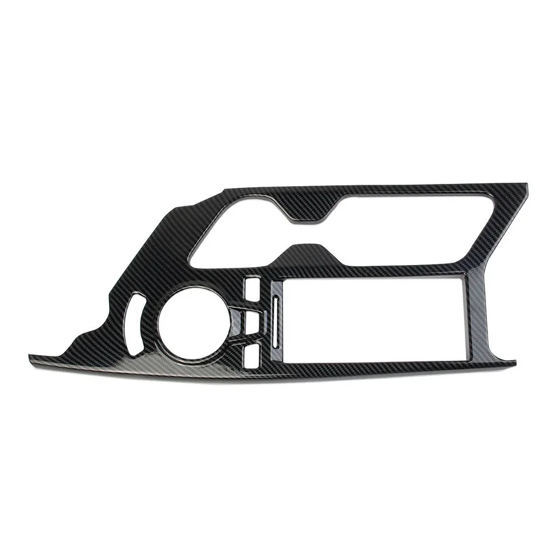 

Car Carbon Fiber Center Console Gear Shift Water Cup Holder Frame Cover Trim Stickers for KIA EV6 2021 2022