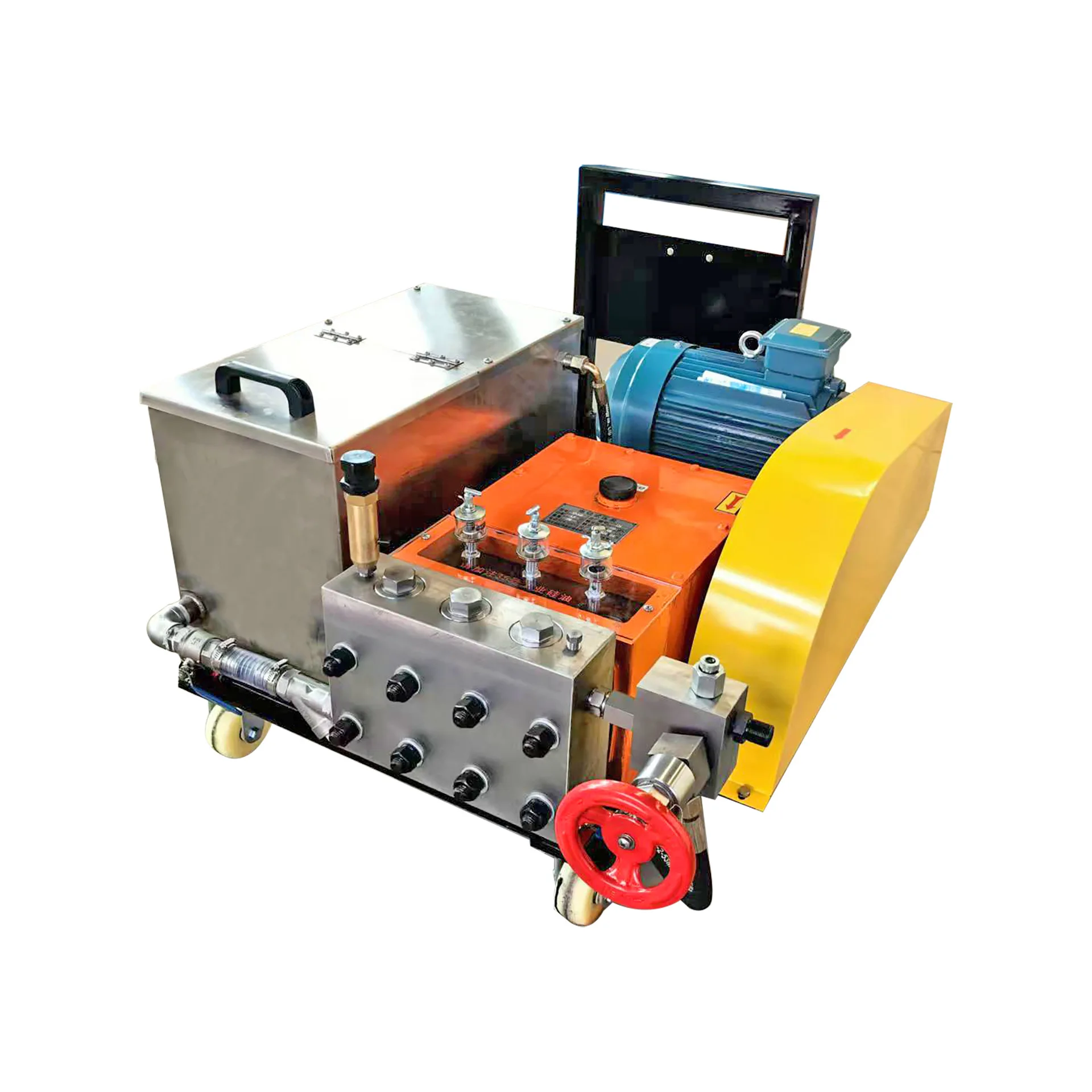 Electric pressure test pump Double cylinder reciprocating pressure test pump Electric