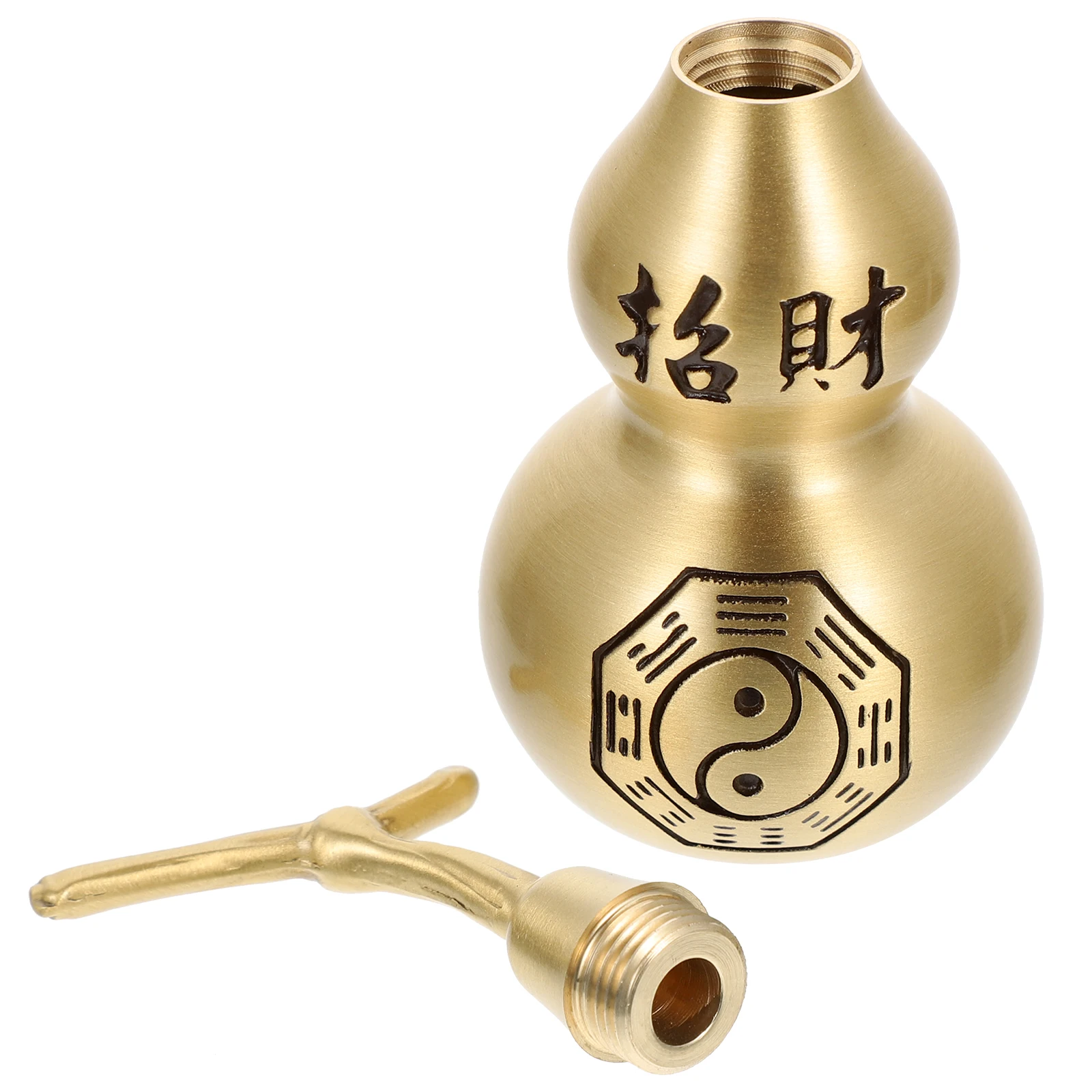 

Household Gourd Golden Christmas Decoration Decorations Tabletop Copper Decorative Elegant Delicate Craft