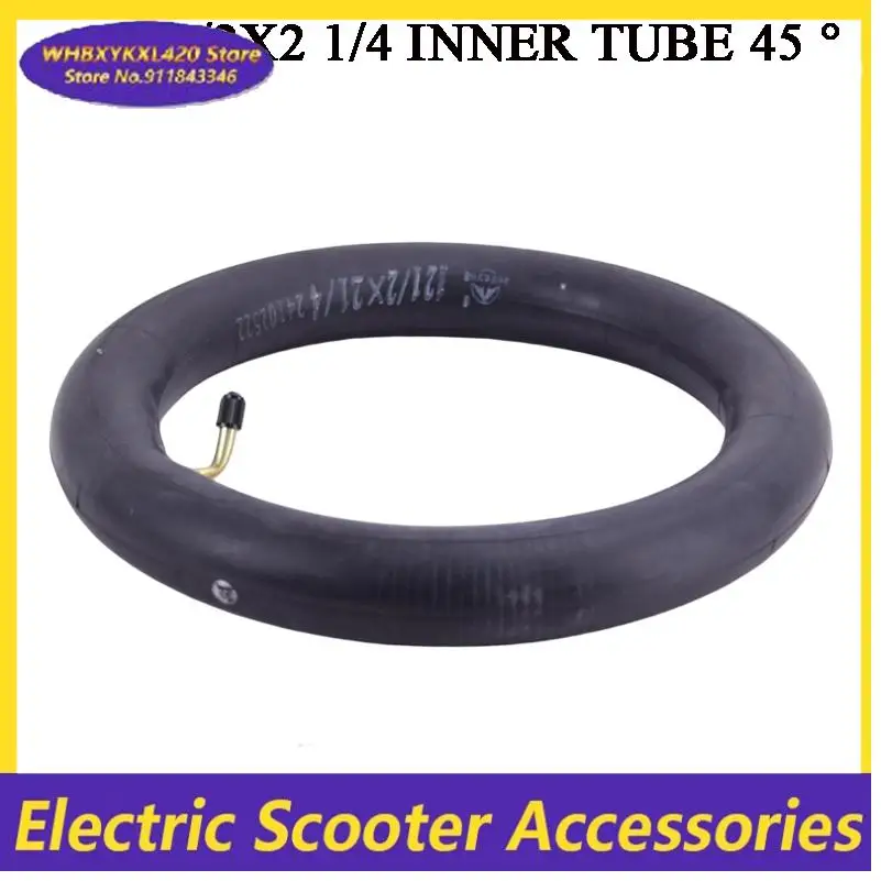 Electric scooter inner tube 12 1/2x2 1/4, 45 degree bend valve stem