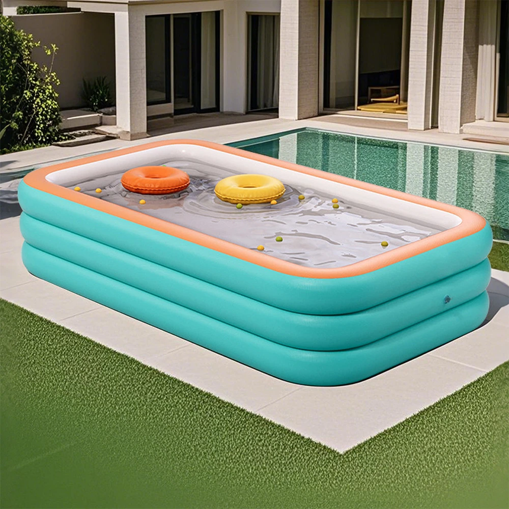 Courtyard Foldable Swimming Pool Suitable for Backyard Garden and Lawn Parties Durable and Thickened Inflatable Swimming Pool