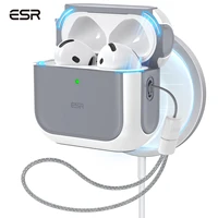 ESR para AirPods 4ta generación funda 2024 para AirPods Pro 2a generación y AirPods Pro 1st y Airpods Pro 3 2025 MagSafe Drop funda para auriculares
