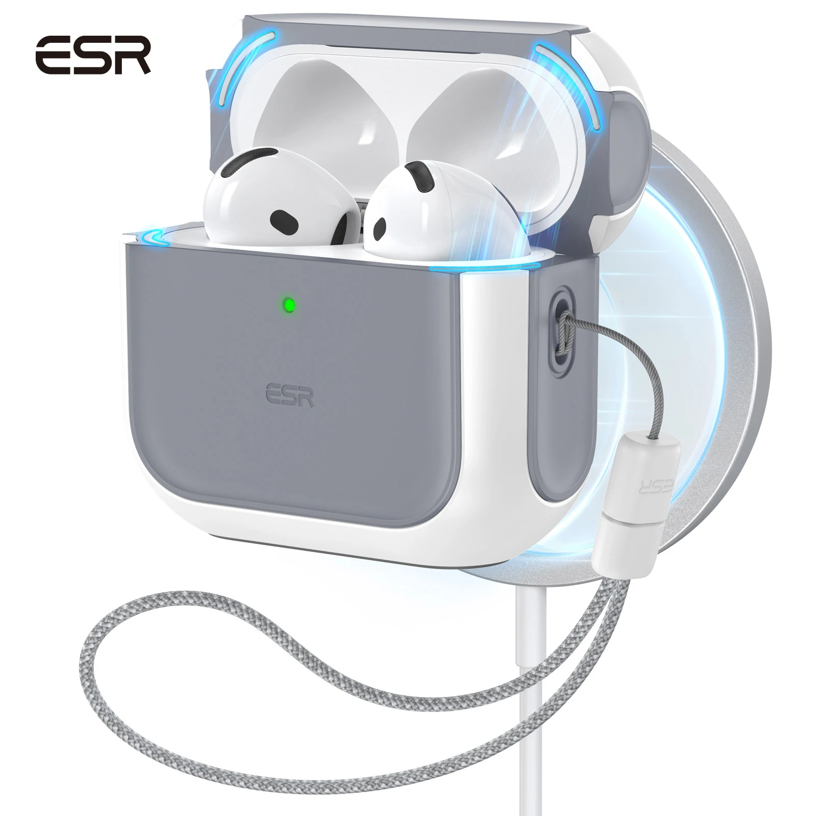 ESR for AirPods 4th Generation Case 2024 for AirPods Pro 2nd Generation AirPods Pro 1st MagSafe Drop Protection Cover