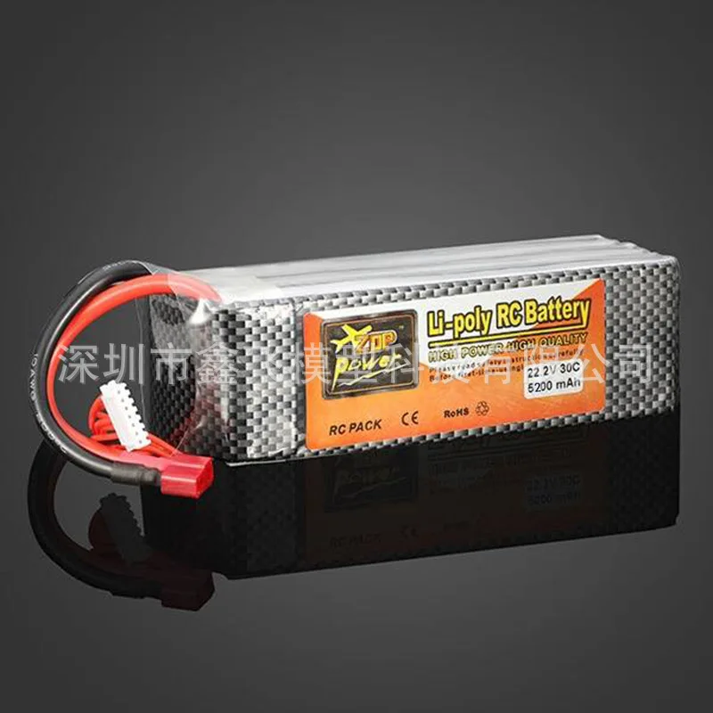 ZOP 5200mAh 2S 3S 4S 5S 6S 30C Remote Control Drone Model High Rate Battery