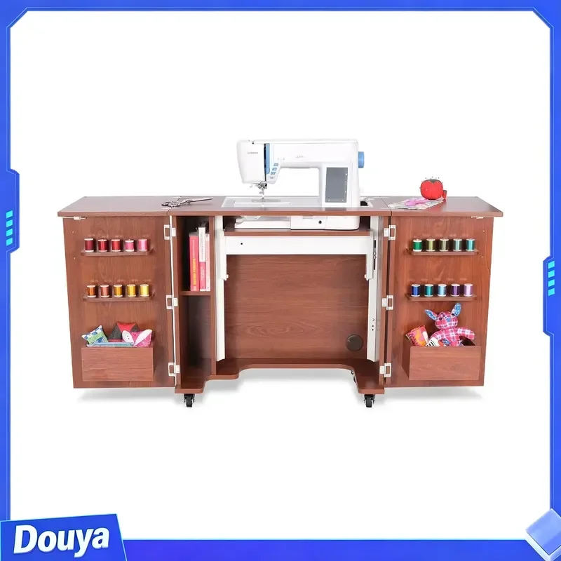 Kangaroo Bandicoot Sewing Cabinet with Lift – Quilting & Sewing Machine Table with Expandable Work Surface &, Customized