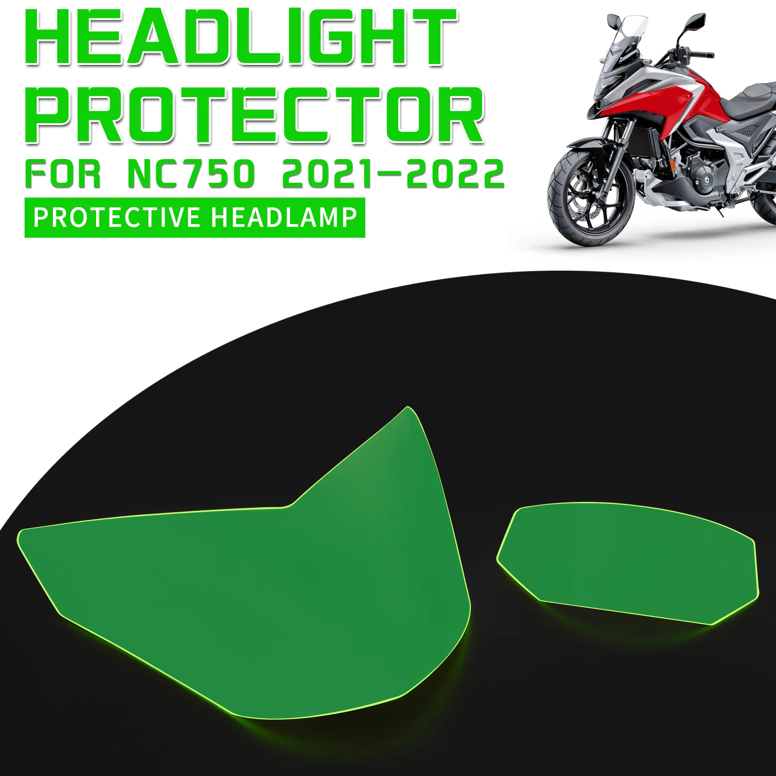 

Headlamp Goggle For Honda NC750X NC 750X DCT NC750 2021-2022 Motorcycle Front Headlight Screen Guard Lens Cover Shield Protector