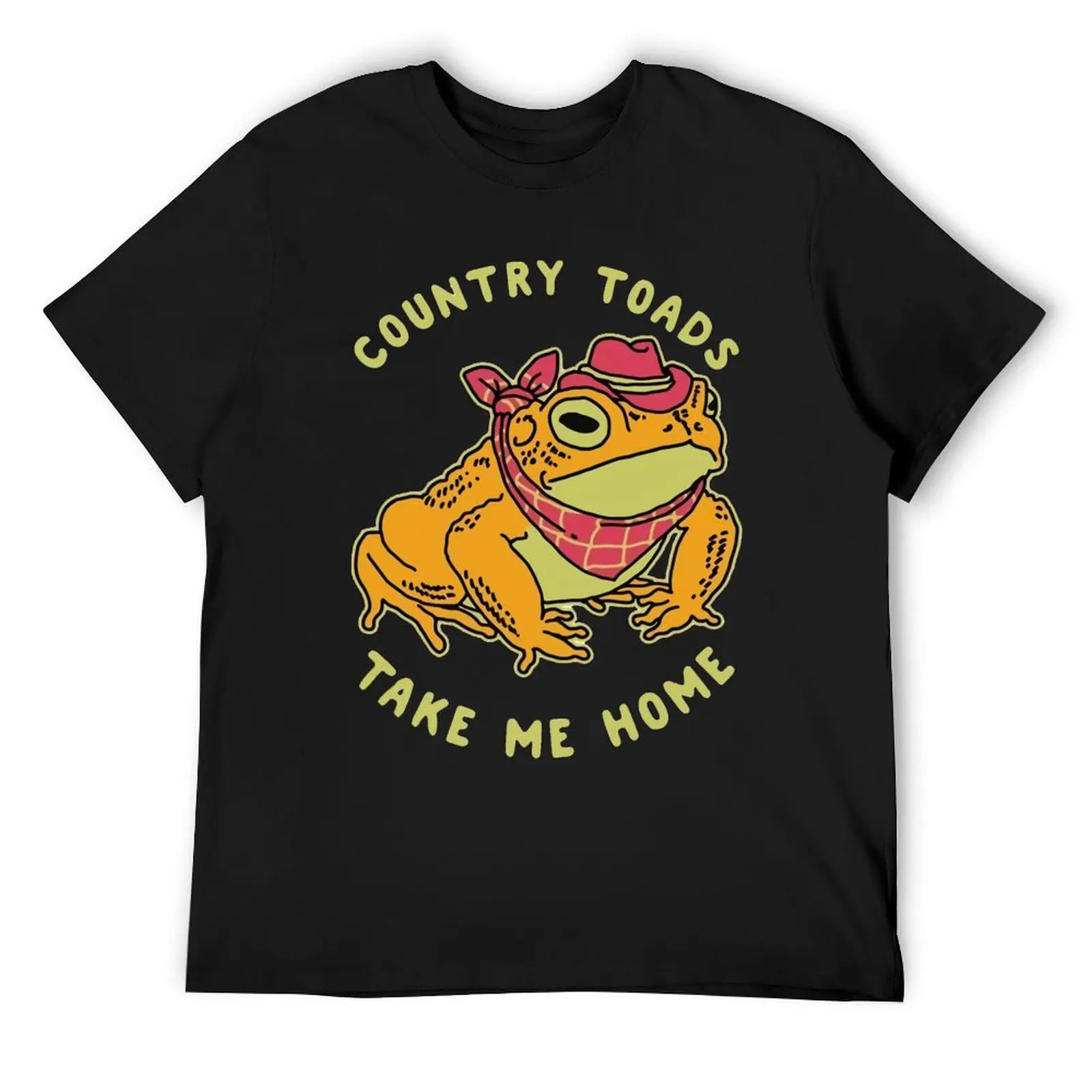 Country Toads Take Me Home Garden T-Shirt anime tshirt sweat customs design your own clothing for men