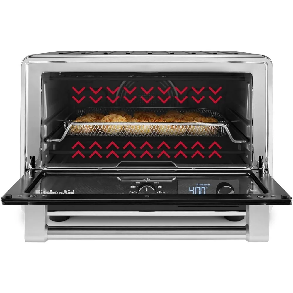 Digital Countertop Forno com Air Fry, KCO124BM