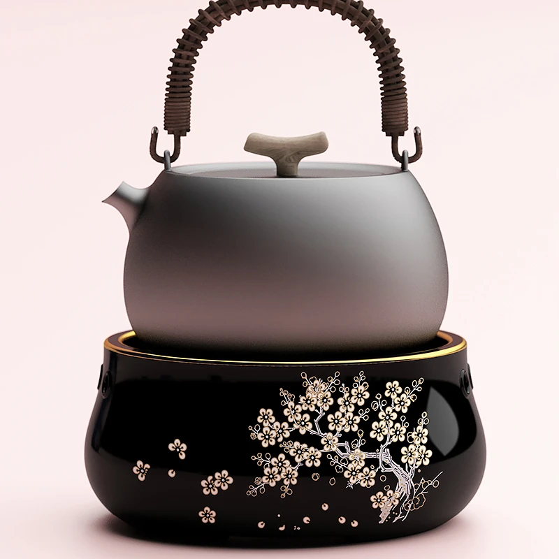 Burning spring into mud, electric ceramic tea stove, tea maker, Japanese old iron pot, ceramic pot, electric ceramic stove