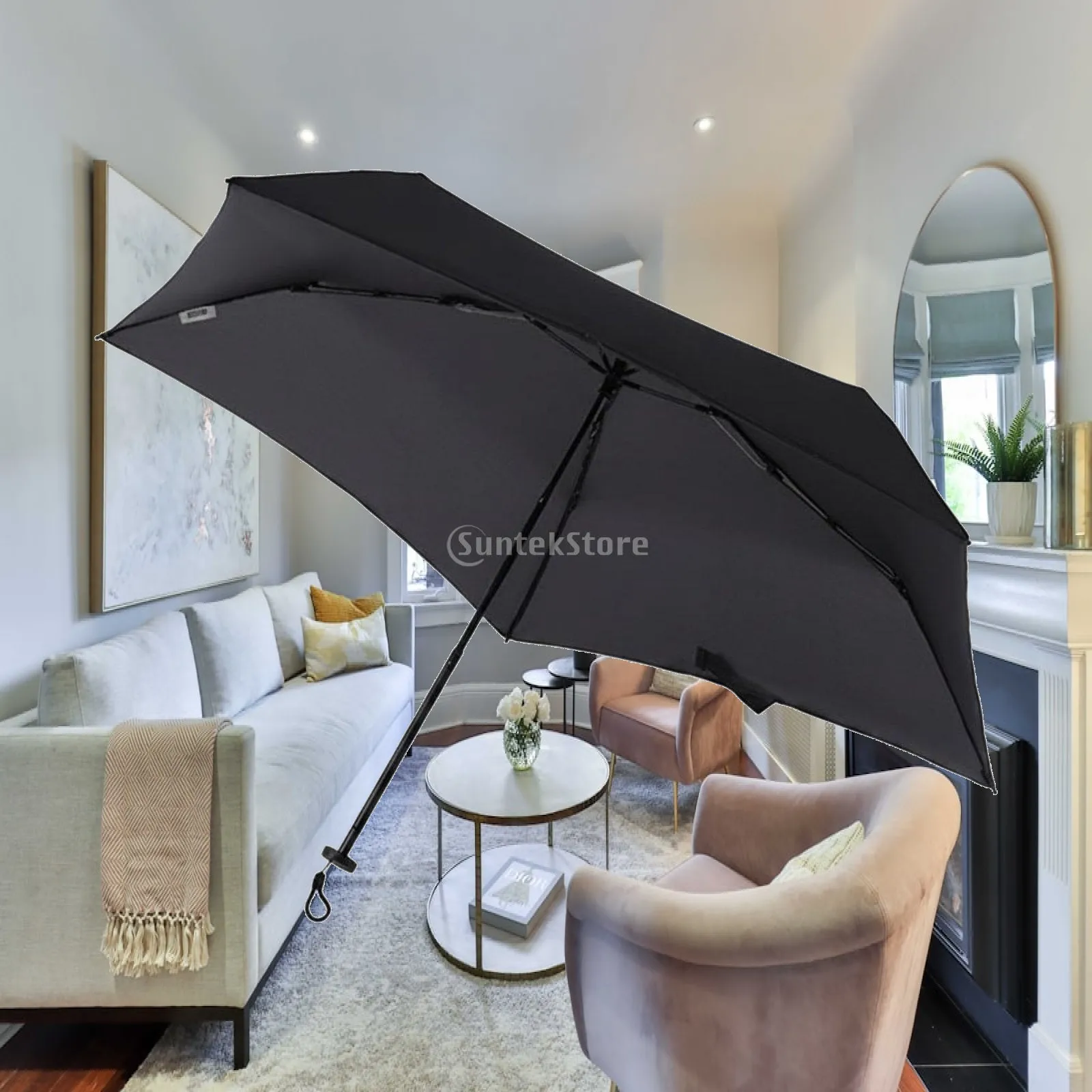 Umbrella Highly Water Resistant Carbon Fiber Portable Umbrella Japanese for Women, Commuting