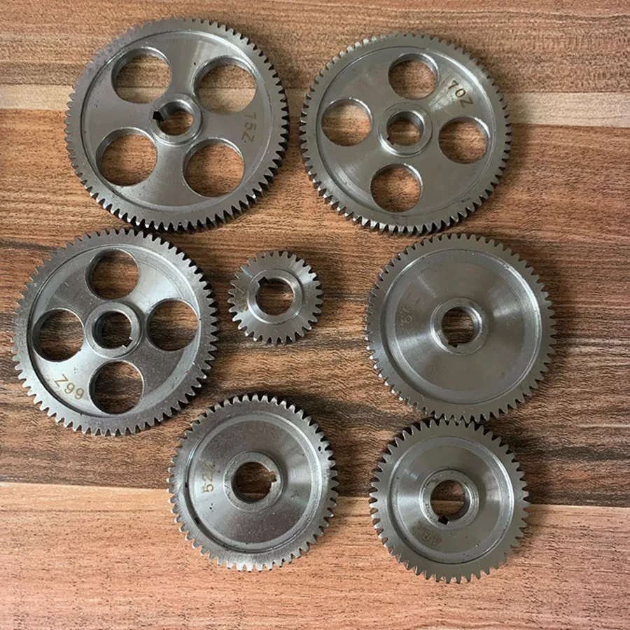 A98E-7Pcs Imperial Change Gear Set For WM210V Lathe Machine Inch Thread Gear Set
