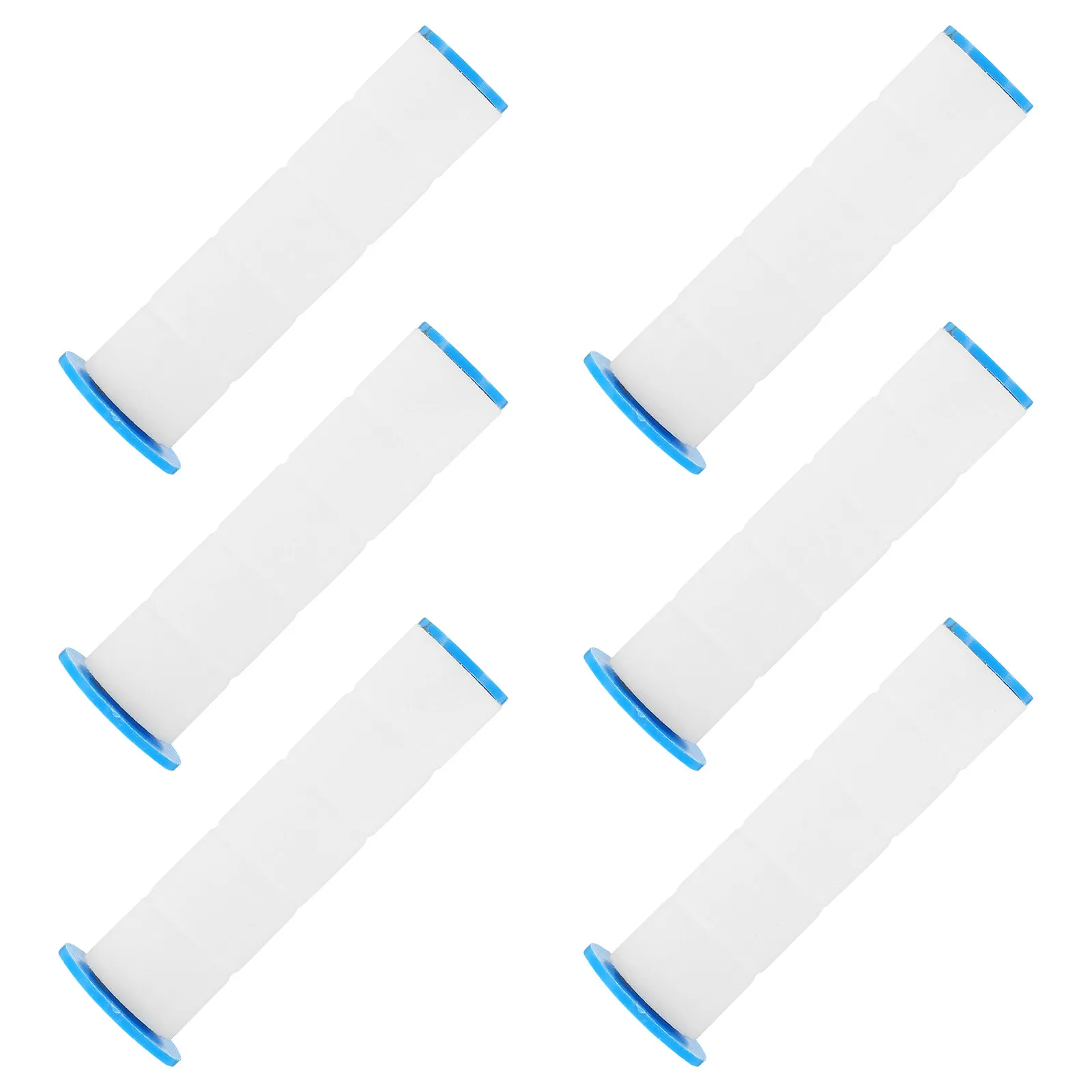 6pcs PP Cotton Filter Core 7.5cm Shower Head Sprinkler Replacement Filter High Pressure Water Purifier Bath Home Practical