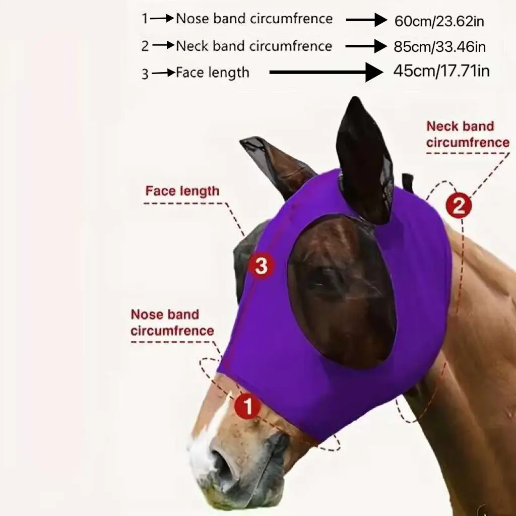 Equestrian Equipment Horse Tail Protective Case Ponytail Storage Bag Protective Bag Ponytail Beauty Care Mosquito Repellent Ding