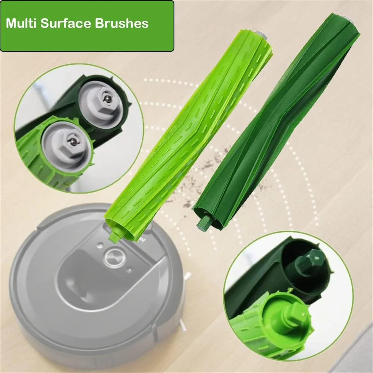 For I7 I7+ I8 I8+ I1 I2 I3 I3+ I4 I4+ I6 I6+ E5 E6 E7 J6 J7 J7+/Plus E, I & J Series Vacuum Filter Brush image 2
