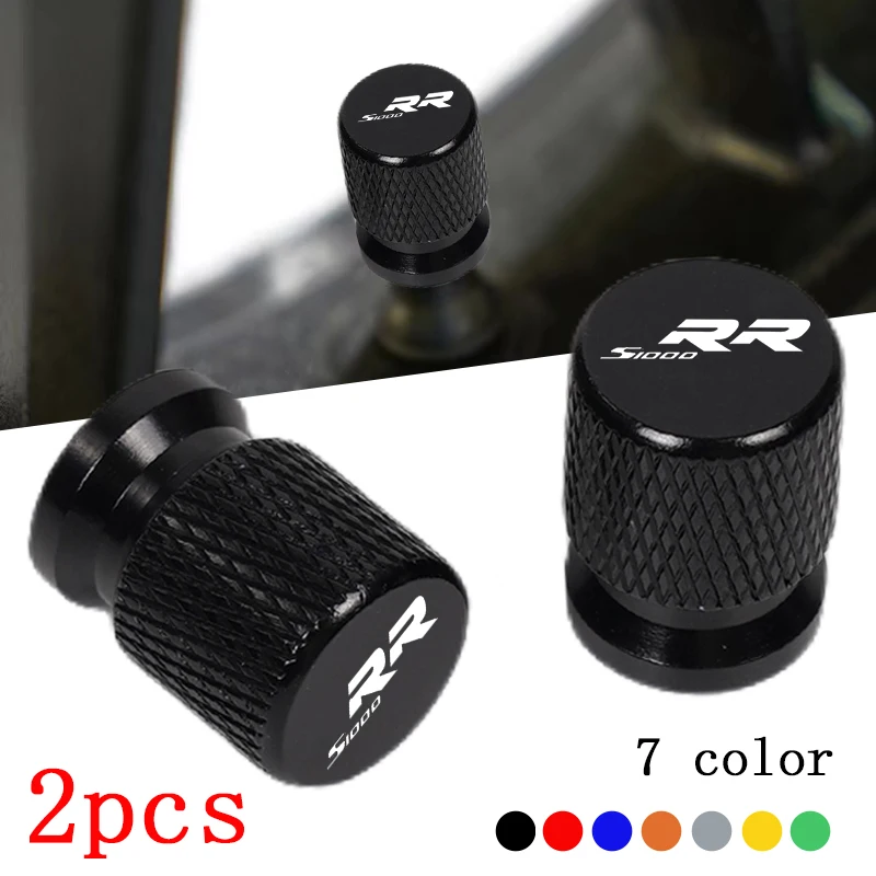 2 peças para bmw s1000 rr s1000rr s 1000 rr 2019-2025 acessórios da motocicleta cnc alumínio válvula de pneu porta de ar tampas de cobertura da haste