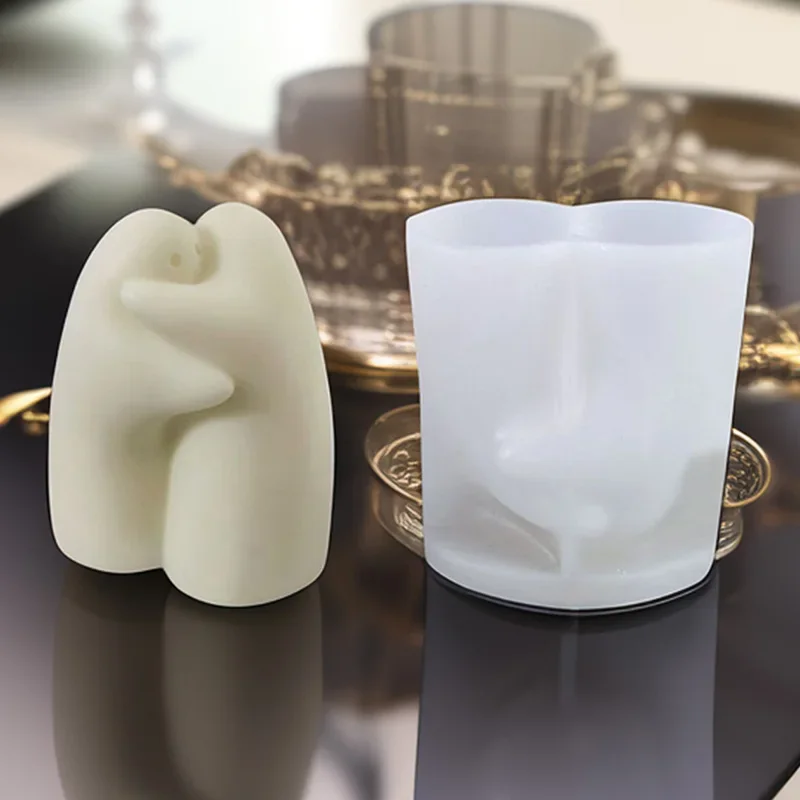 

Призрачный обнимающий ручной работы, ароматическая свеча, гипсовый орнамент, форма