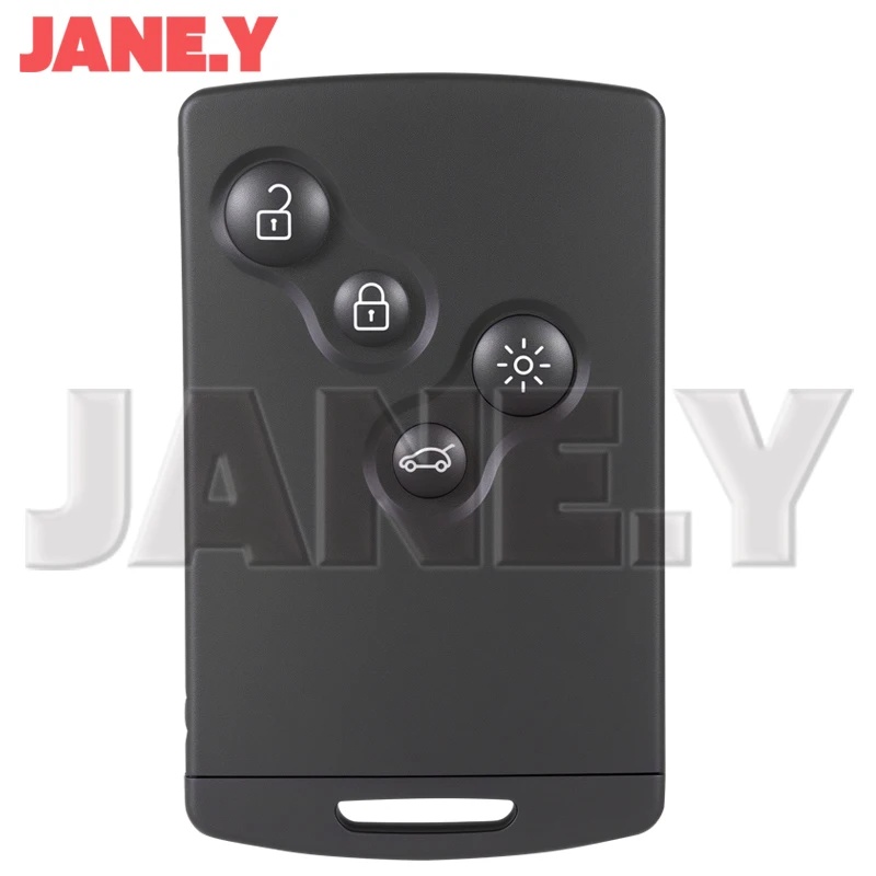 Chiave dell'automobile Fob ID46 Per Renault Megane 3 Laguna 3 Clio IV Koleos Scenic Captur Grand Fluence 4A Chip 434Mhz Keyless go Chiave A Distanza