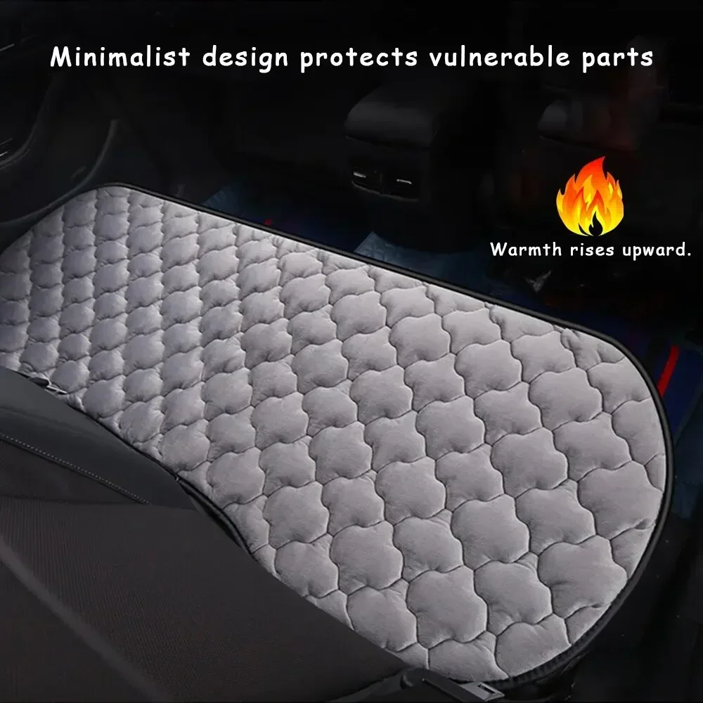 Universal Anti-slip Warm Winter SUV Car Seat Cover Cushion Front Rear Flax Cushion Breathable Protector Mat Pad Auto Accessories image 3