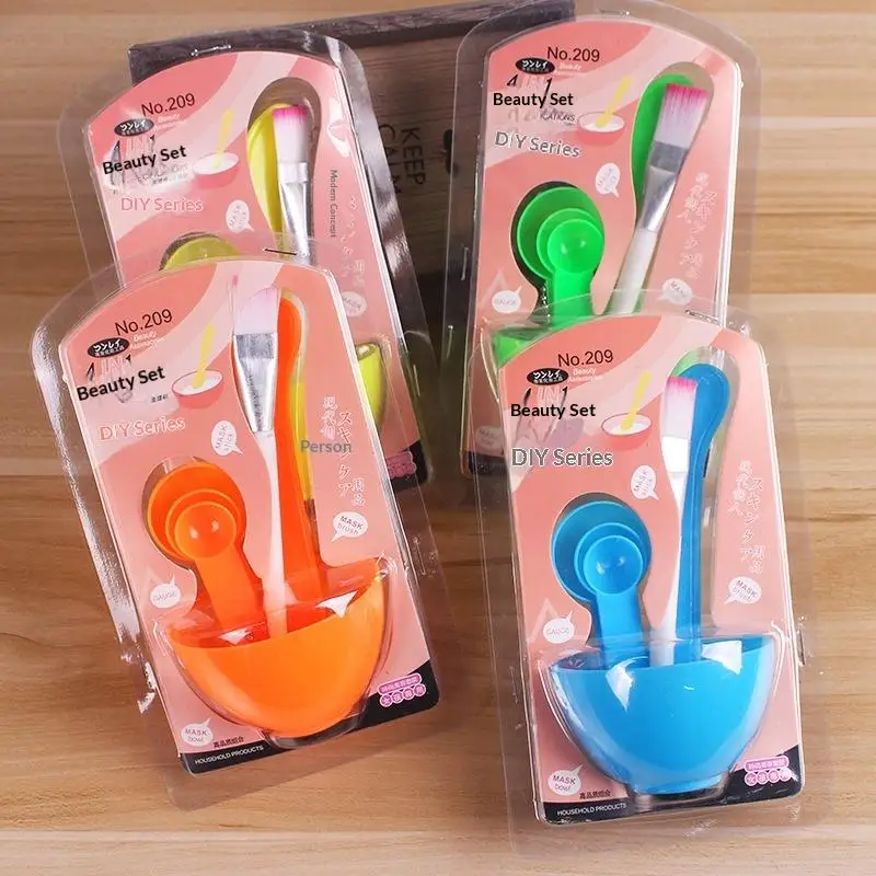 Mask Bowl Mixing Bowl Set And Six-piece Brush Set For DIY Face Mask Making Beauty And Makeup Tools