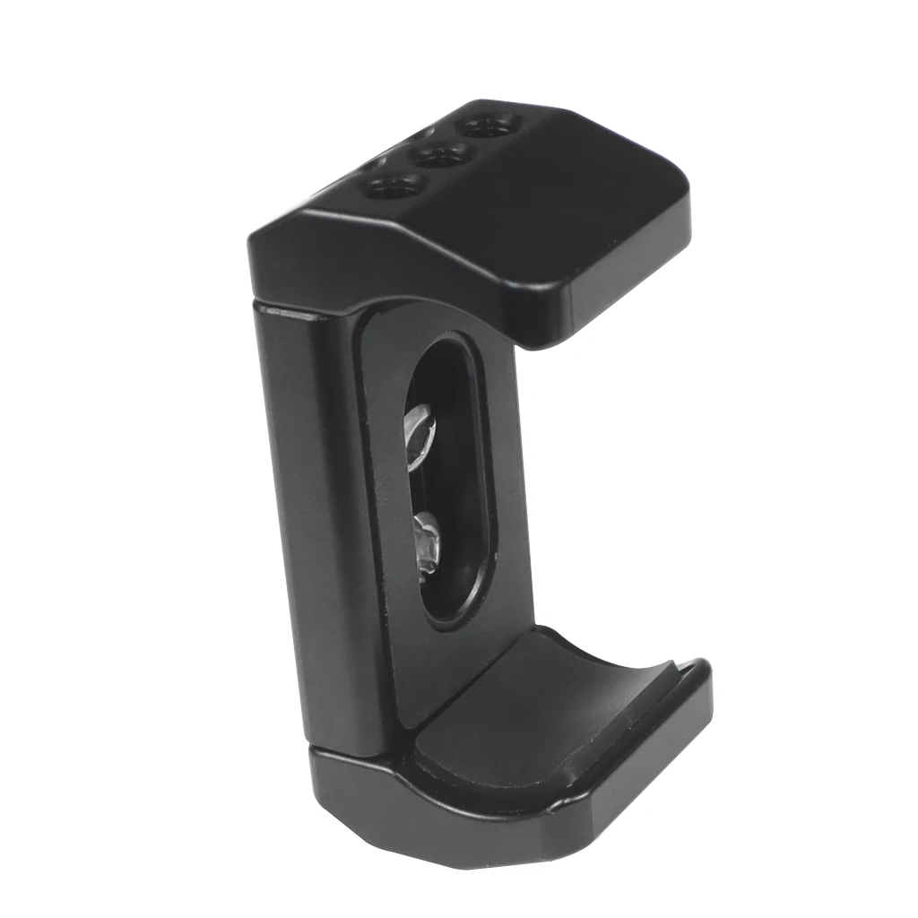 سبائك الألومنيوم حامل كاميرات مراقبة عالي الجودة قوة البنك حامل مشابك 1/4 "الموضوع ل 55 إلى 85 مللي متر بطارية محمولة ل DSLR قفص تلاعب DJI MIC 1/2