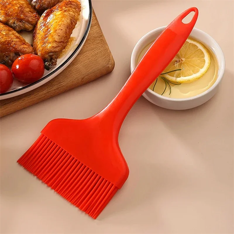 Large Silicone Barbeque Brush Cooking BBQ Heat Resistant Wide Oil Brushes Kitchen Supplies Bar Cake BBQ Baking Tools