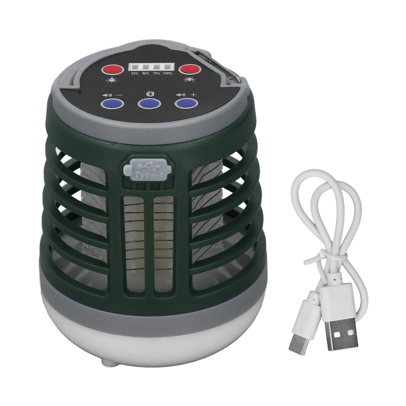 蚊よけ機能付き、屋外用キャンプランタン、懐中電灯、テント用ライト、usb充電式、内蔵バッテリー付き。
