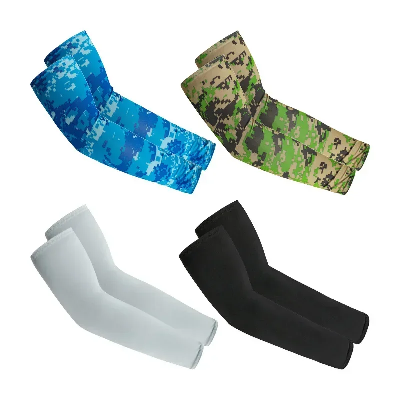 Cycling Sun Protection Sleeves Sports Outdoor Riding Arm Guards Comfortable Breathable Anti-ultraviolet Ice Silk Sleeves