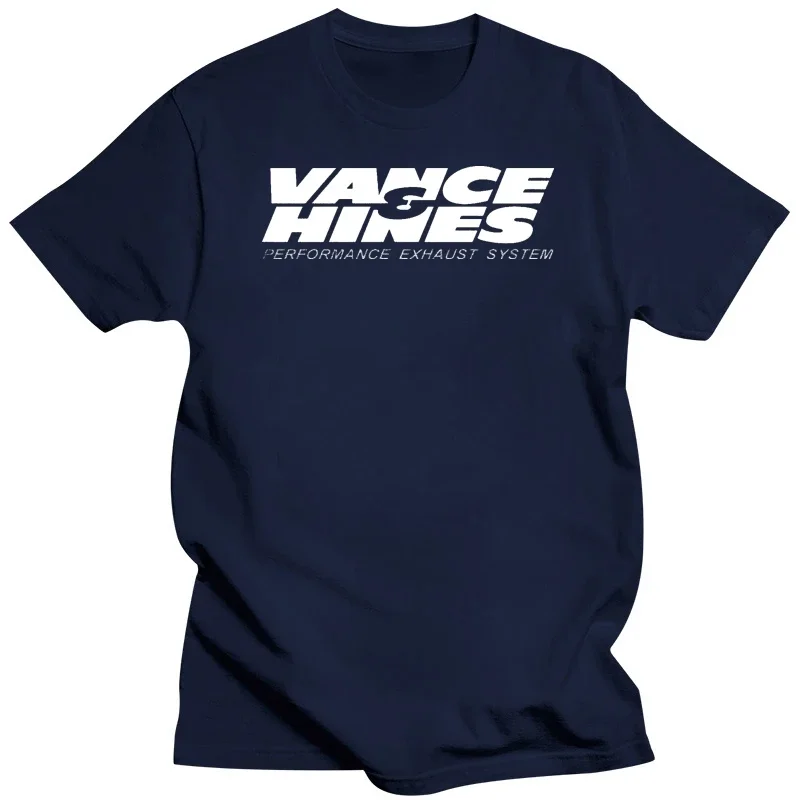 Inspired Motorcycle Racing Exhaust Systems  VANCE  HINES SUMMER T-SHIRT  Size S to 5XL harajuku  streetwear  graphic t shirts