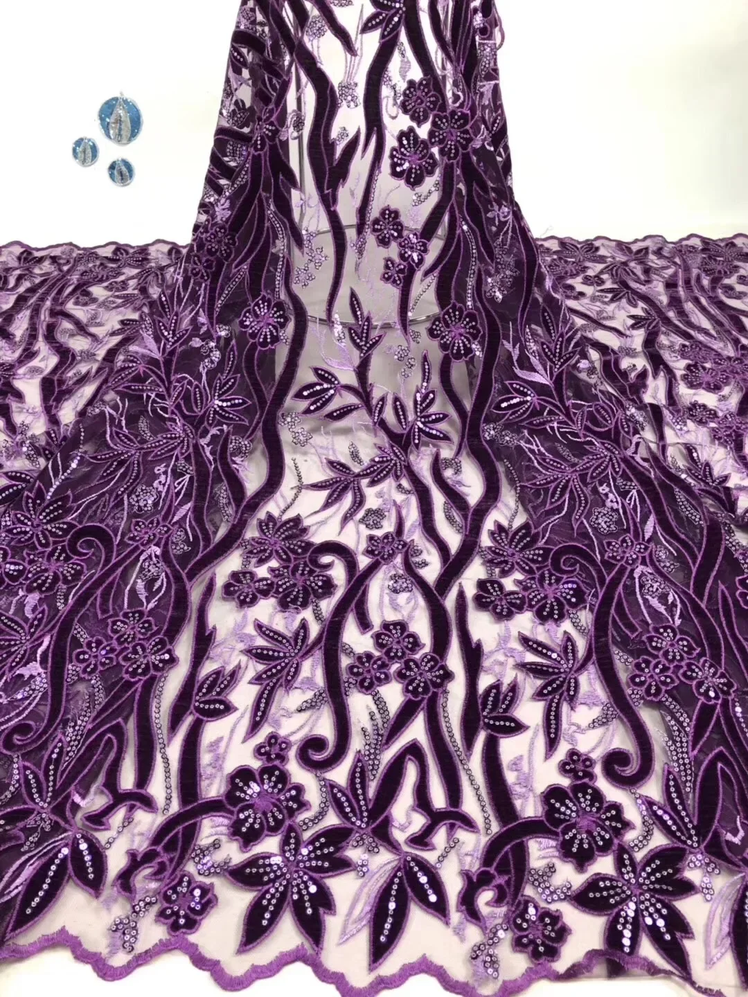 

Peach 100% Cotton Lace African Dry Laces Fabric 2020 High Quality Lace French Swiss Voile Embroidery Lace Fabric 5 Yards