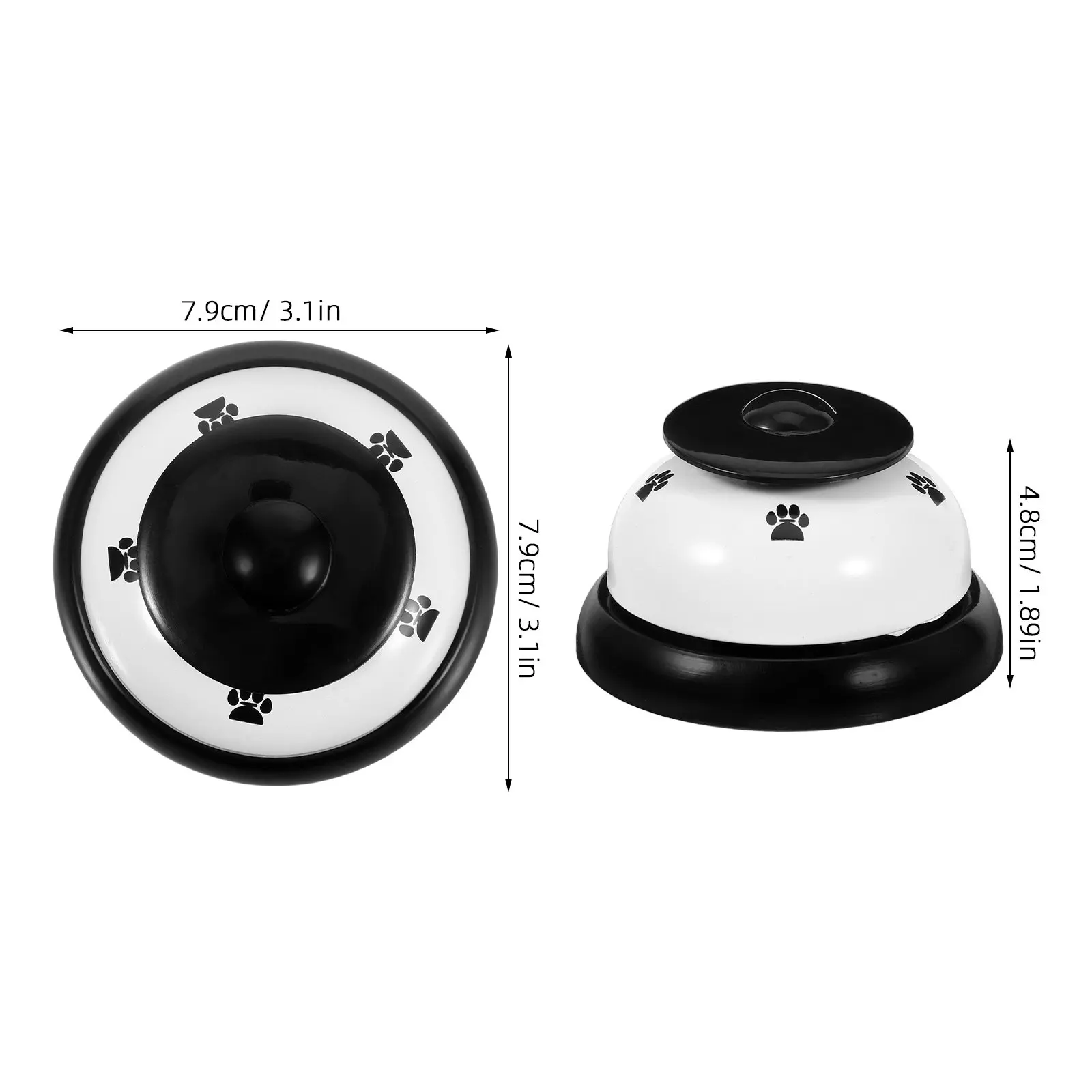 Dog Cat Potty Training Bell Paw Press Button Loud Sound Interactive Doorbell Communication Training Dog Doorbells view 3