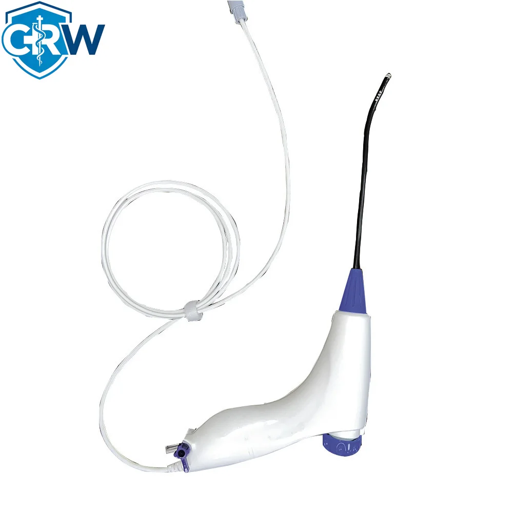 CRW Hot Sell Working Electronic Single-use Hysteroscope Operative   Dispsosable Hysteroscope